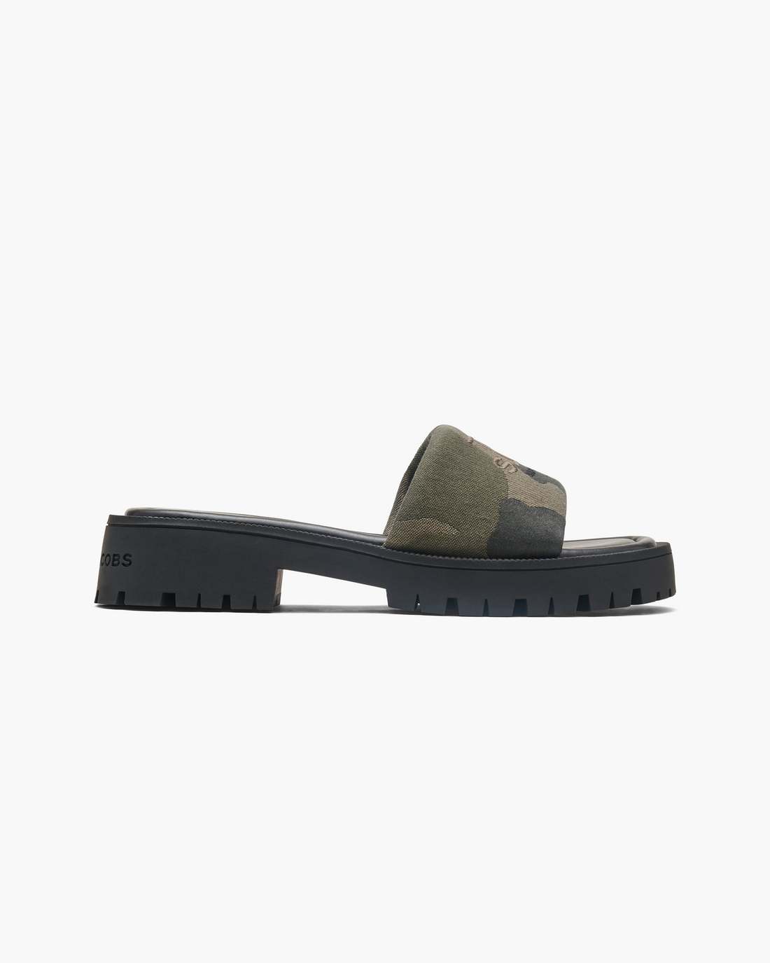 The Camo Jacquard Lug Sole Slide Camo Multi Marc Jacobs