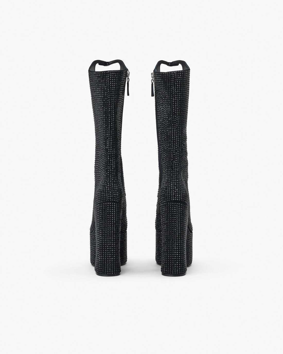 The Rhinestone Kiki Knee-High Boot Black/Black Marc Jacobs