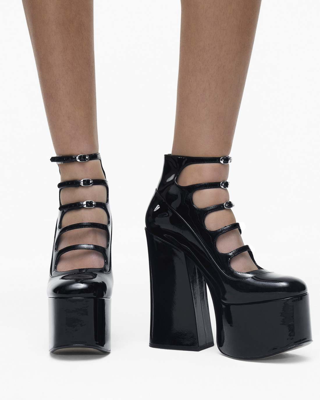 The Patent Leather Kiki Ankle Boot Black Marc Jacobs