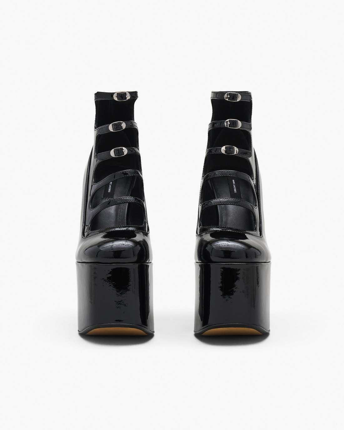 The Patent Leather Kiki Ankle Boot Black Marc Jacobs