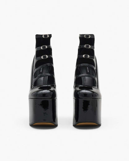 The Patent Leather Kiki Ankle Boot Black Marc Jacobs