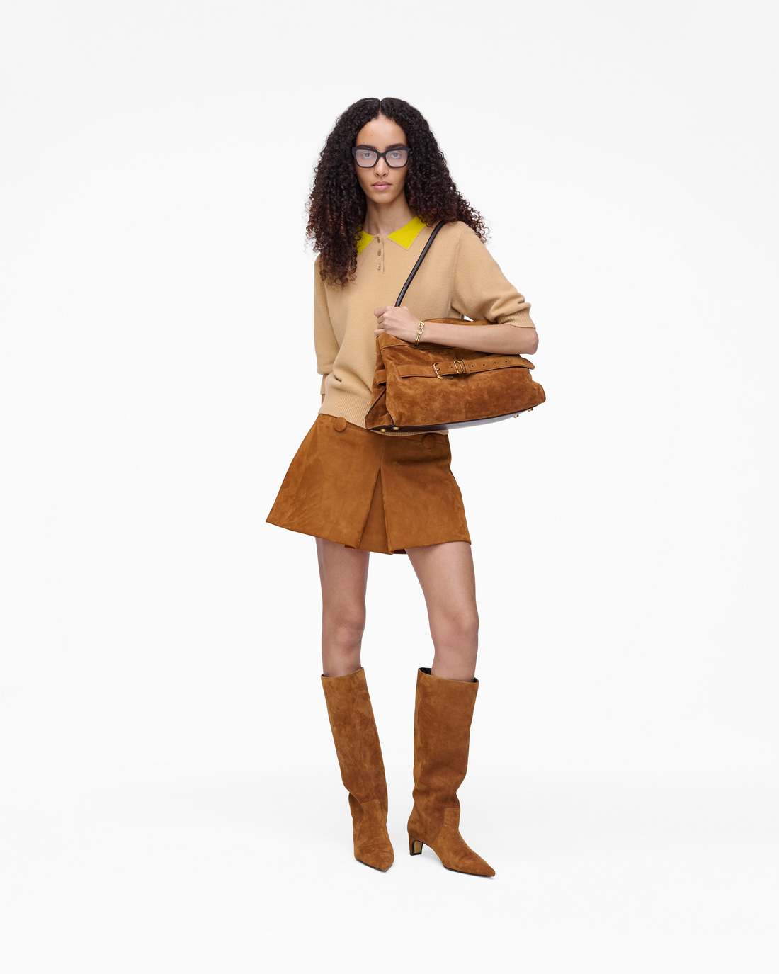 The Suede Mel Boot Copper Marc Jacobs