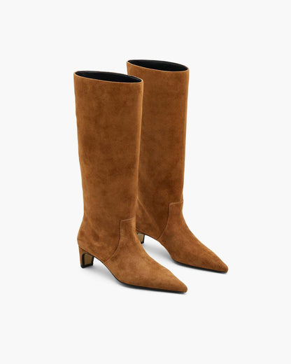 The Suede Mel Boot Copper Marc Jacobs