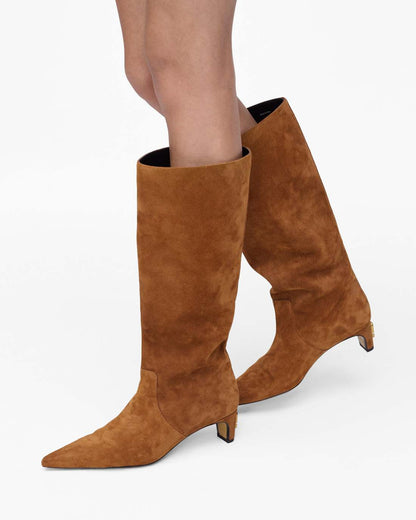 The Suede Mel Boot Copper Marc Jacobs