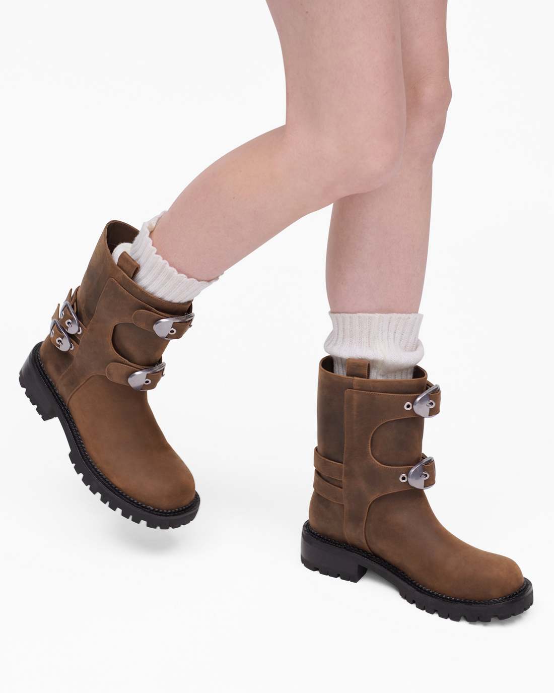 The Kiki Moto  Boot Tobacco Marc Jacobs