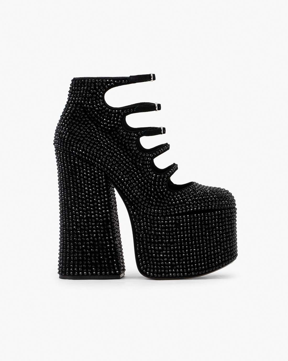 The Rhinestone Kiki Ankle Boot Black/Black Marc Jacobs