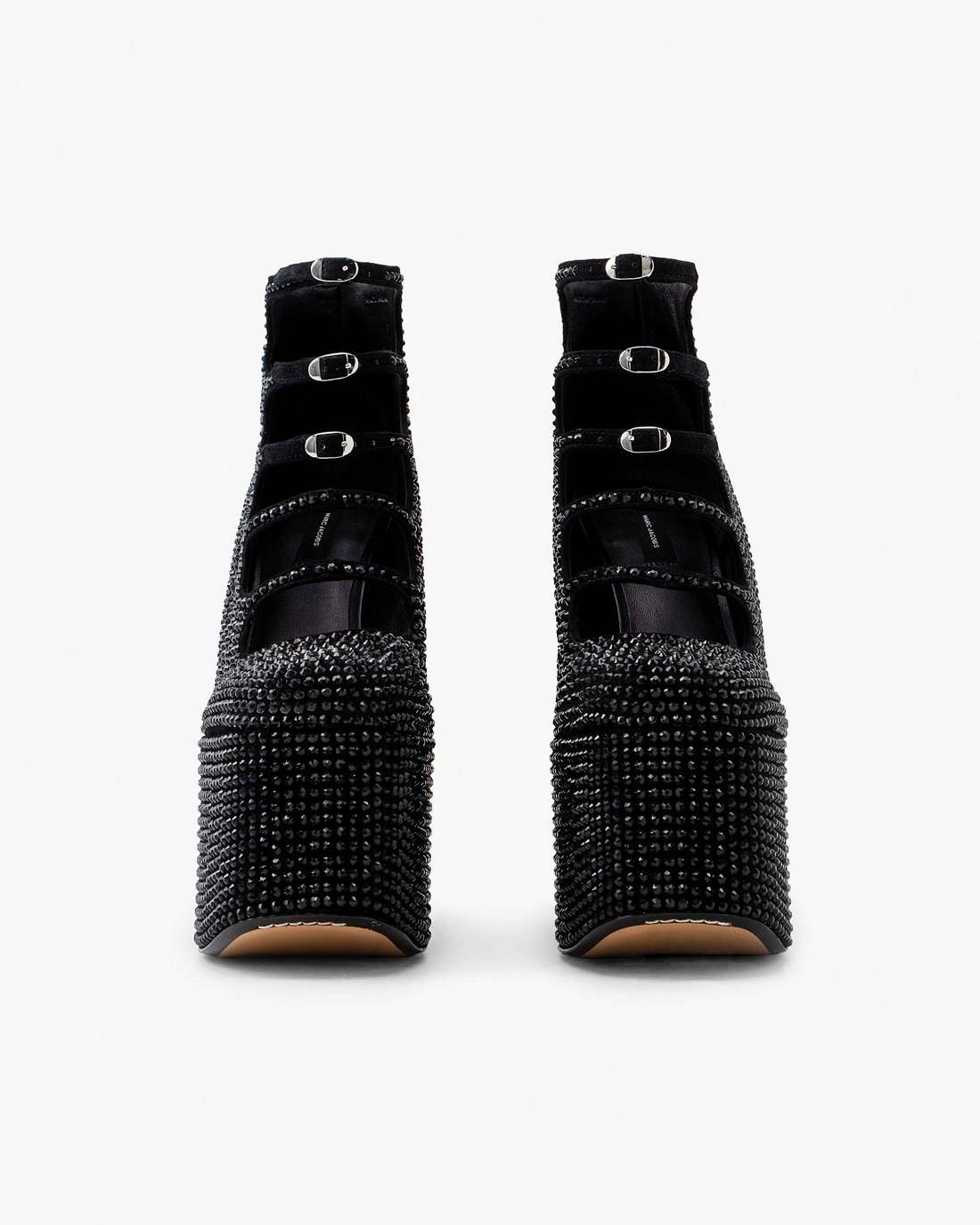 The Rhinestone Kiki Ankle Boot Black/Black Marc Jacobs
