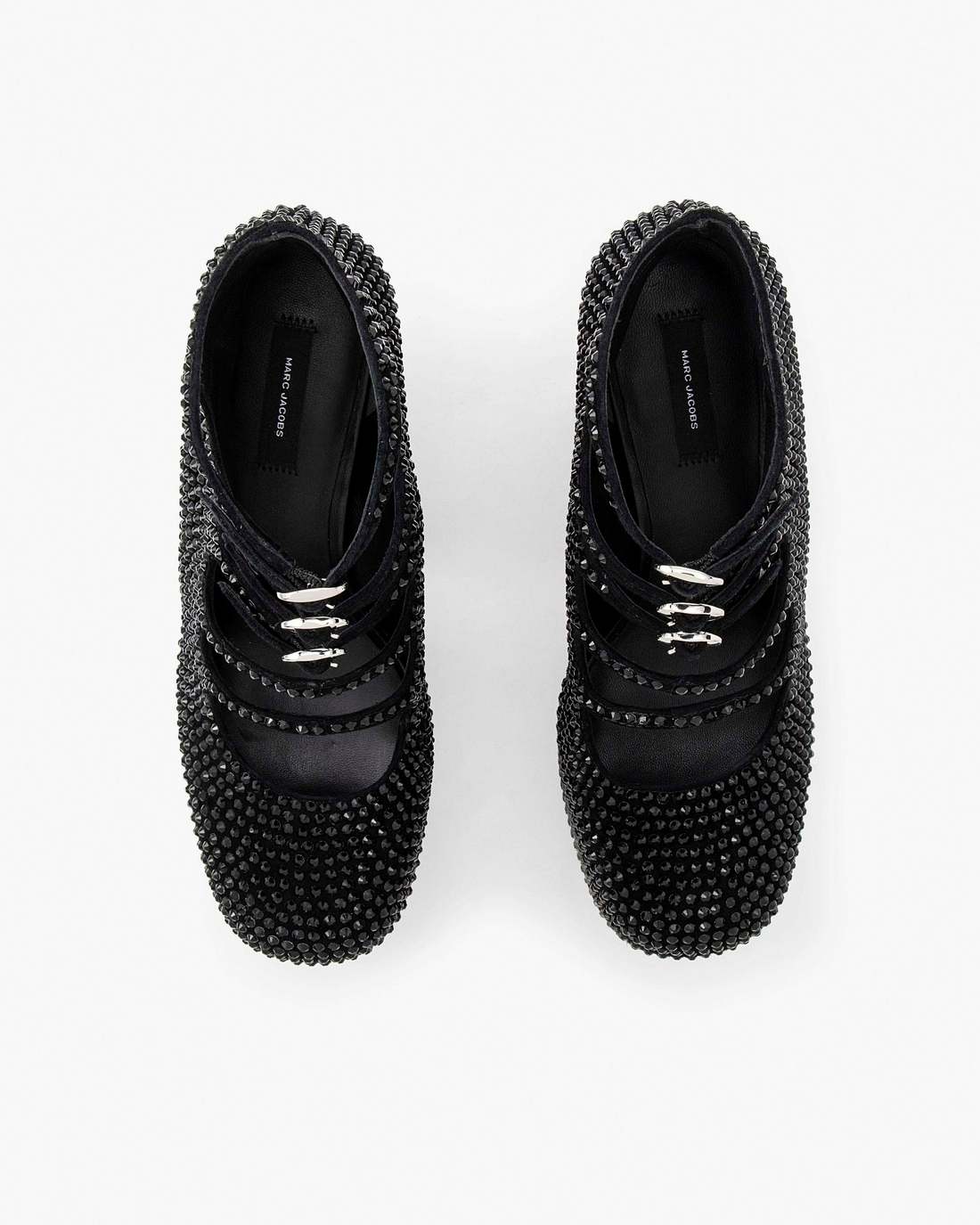The Rhinestone Kiki Ankle Boot Black/Black Marc Jacobs