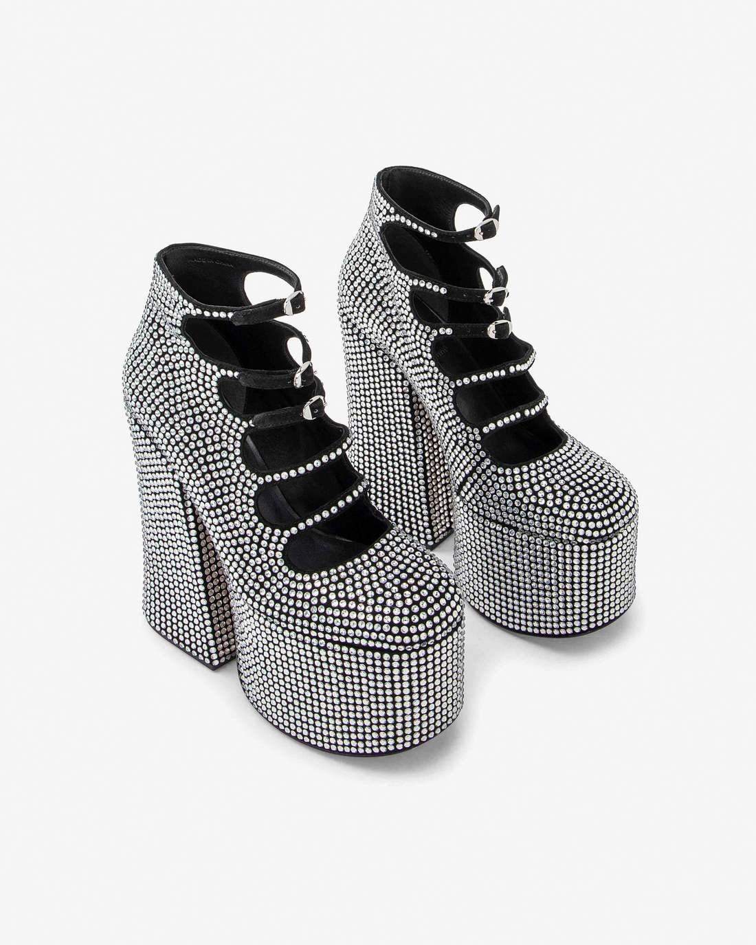 The Rhinestone Kiki Ankle Boot Black/Crystal Marc Jacobs