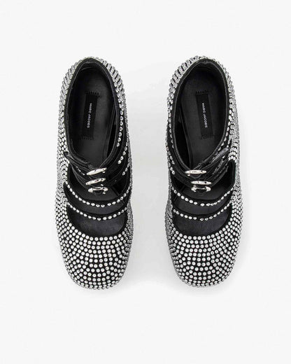 The Rhinestone Kiki Ankle Boot Black/Crystal Marc Jacobs