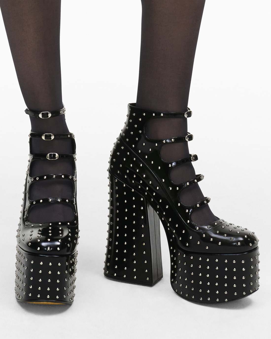 The Glam Studs Kiki Ankle Boot Black Marc Jacobs