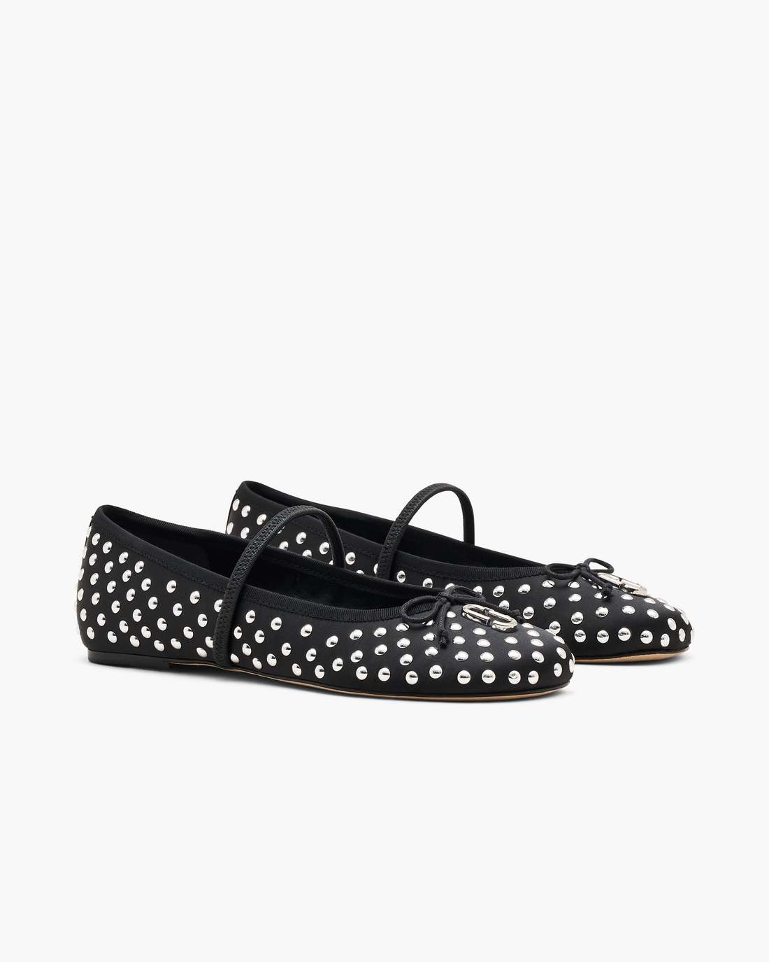 The Studded Sabrina Ballerina Black Multi Marc Jacobs