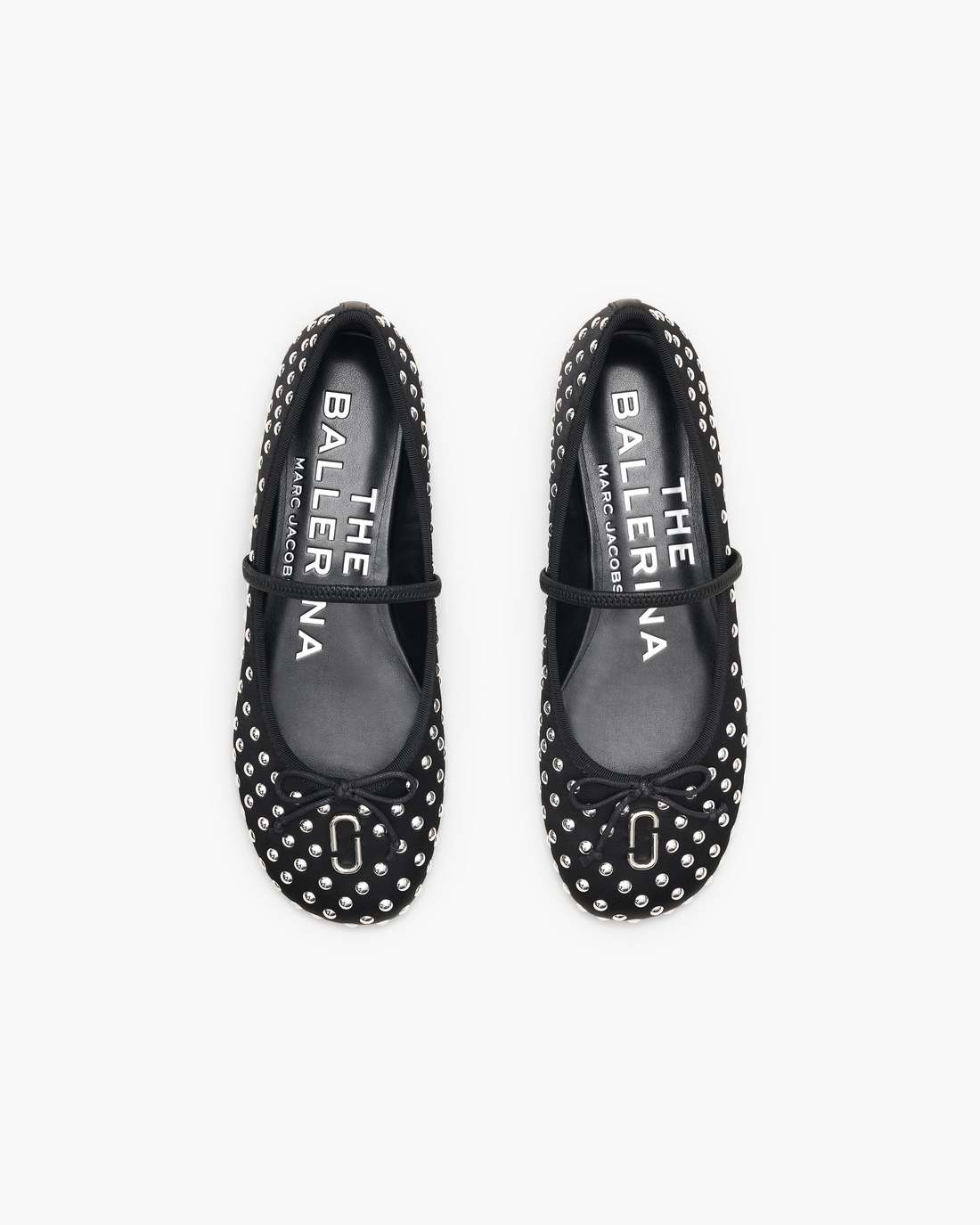 The Studded Sabrina Ballerina Black Multi Marc Jacobs