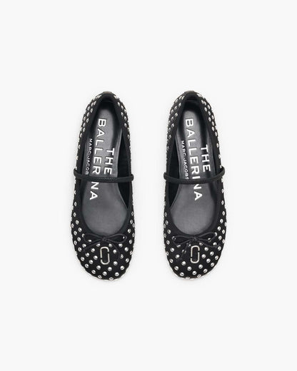 The Studded Sabrina Ballerina Black Multi Marc Jacobs