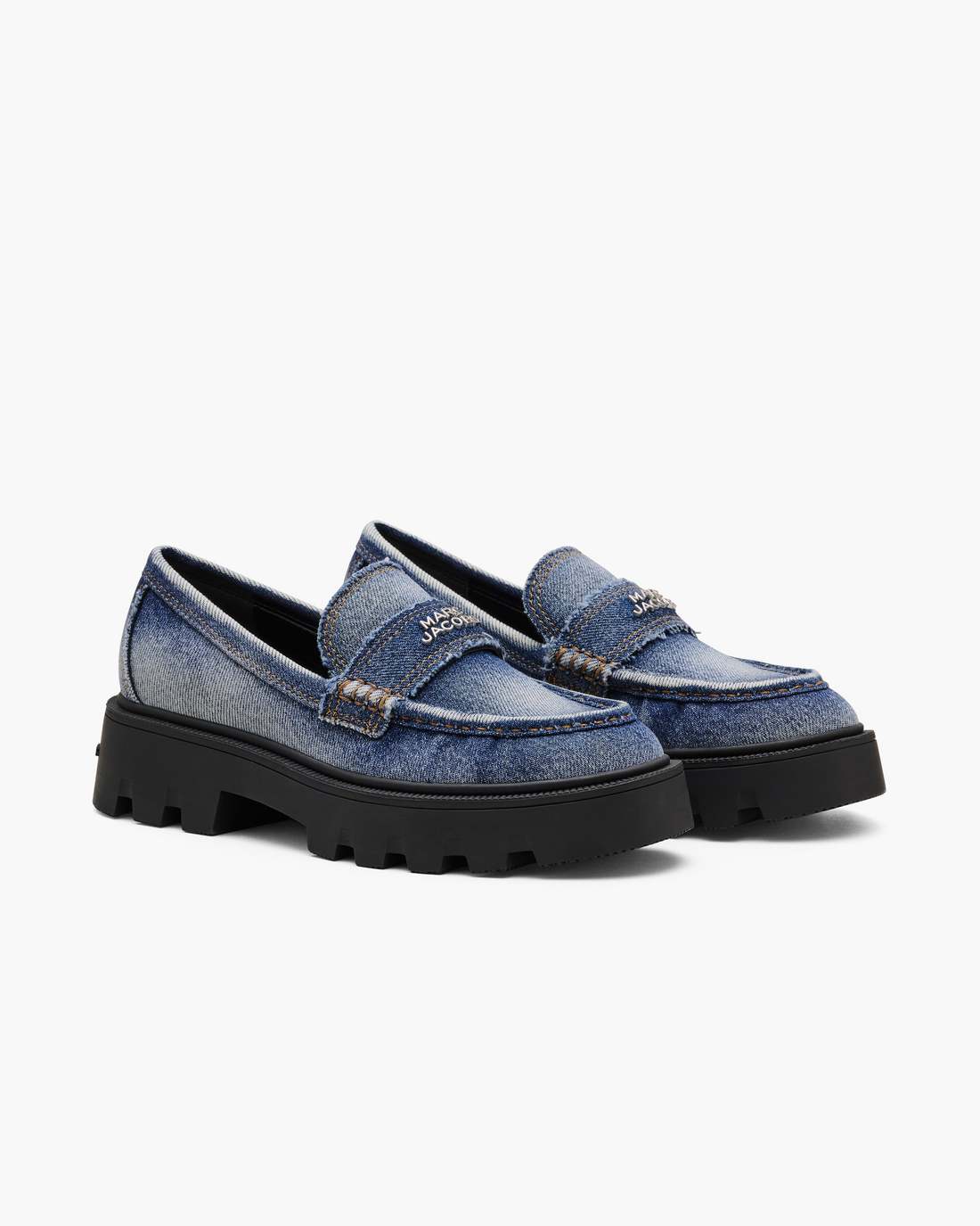 The Faded Denim Frankie Loafer Faded Vintage Indigo Marc Jacobs