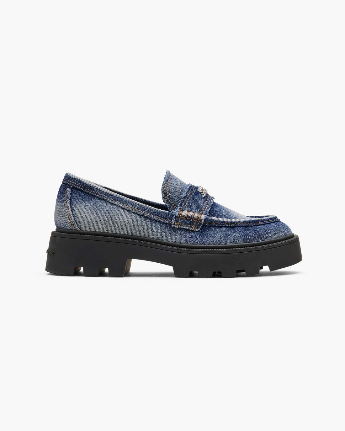 The Faded Denim Frankie Loafer Faded Vintage Indigo Marc Jacobs