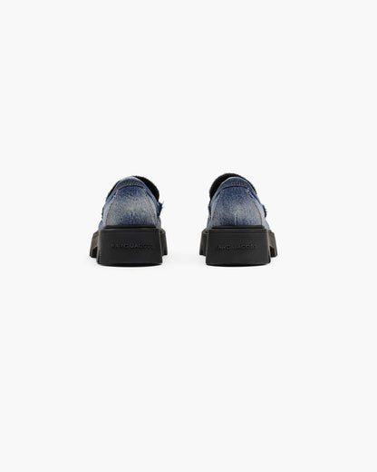 The Faded Denim Frankie Loafer Faded Vintage Indigo Marc Jacobs