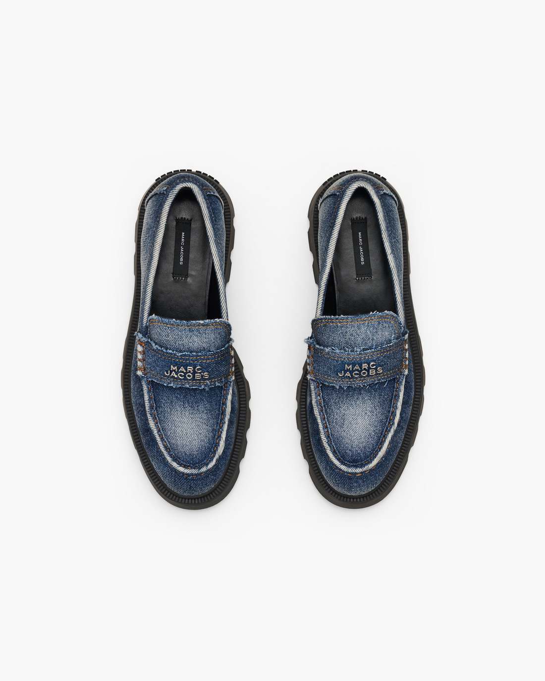 The Faded Denim Frankie Loafer Faded Vintage Indigo Marc Jacobs
