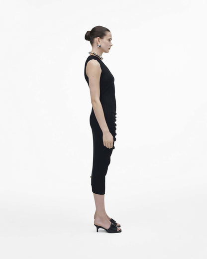 The Leather J Marc Heeled Sandal Black Marc Jacobs