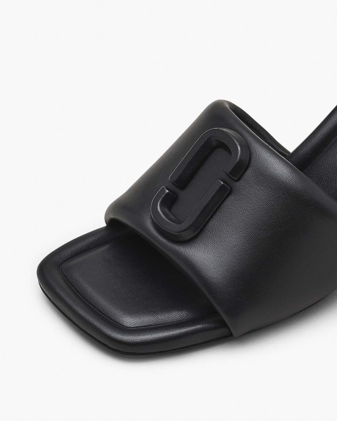 The Leather J Marc Heeled Sandal Black Marc Jacobs