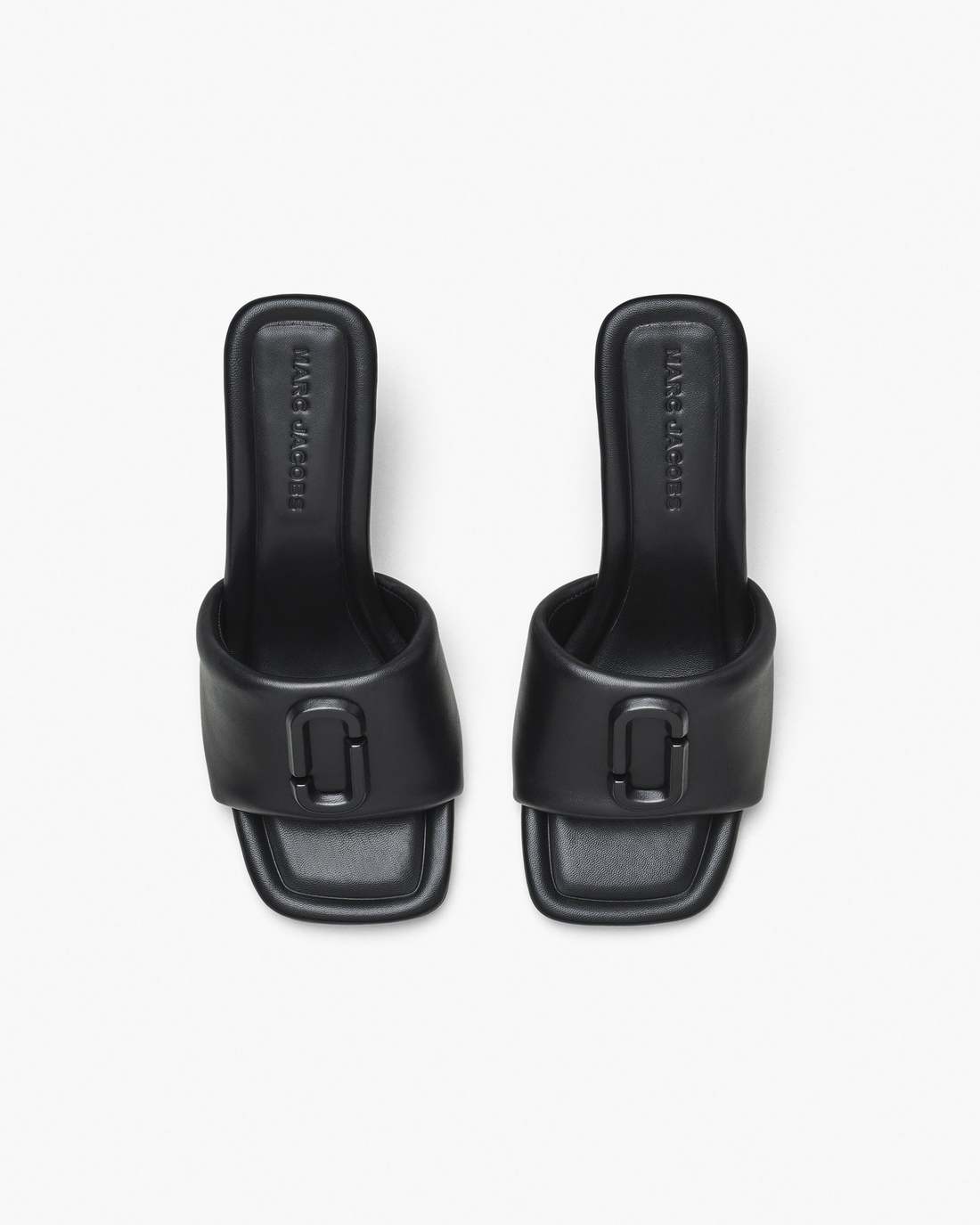 The Leather J Marc Heeled Sandal Black Marc Jacobs