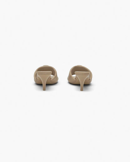 The Leather J Marc Heeled Sandal Camel Marc Jacobs