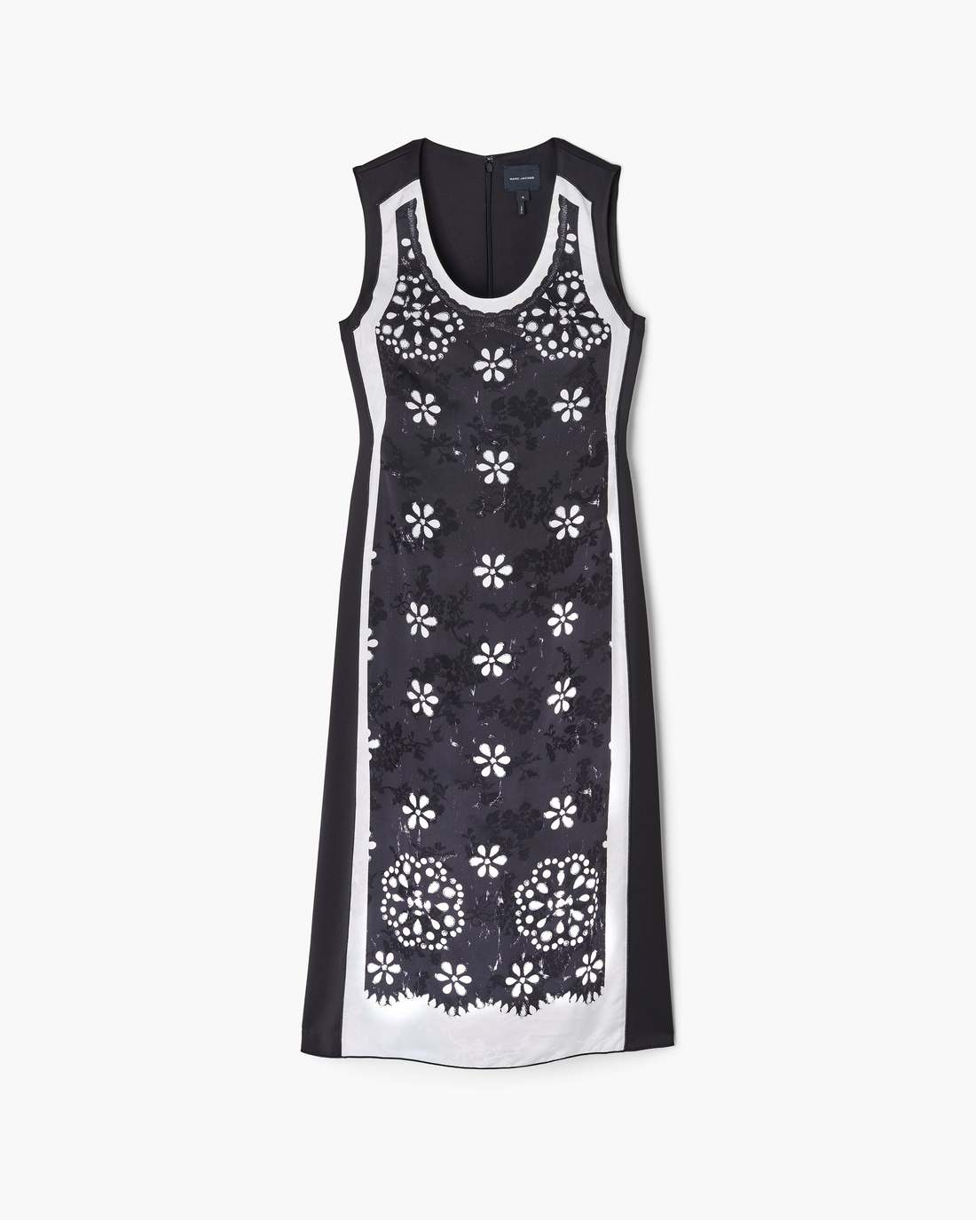 Trompe L'Oeil Eyelet Dress Black/White Marc Jacobs