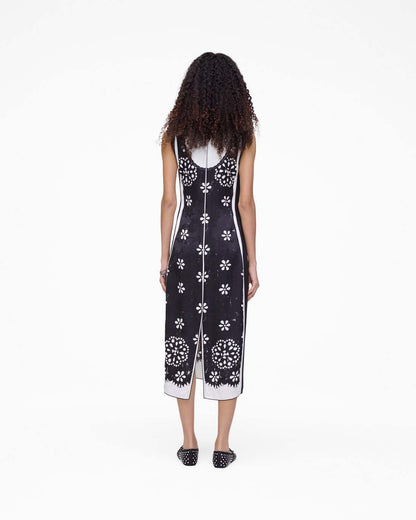 Trompe L'Oeil Eyelet Dress Black/White Marc Jacobs