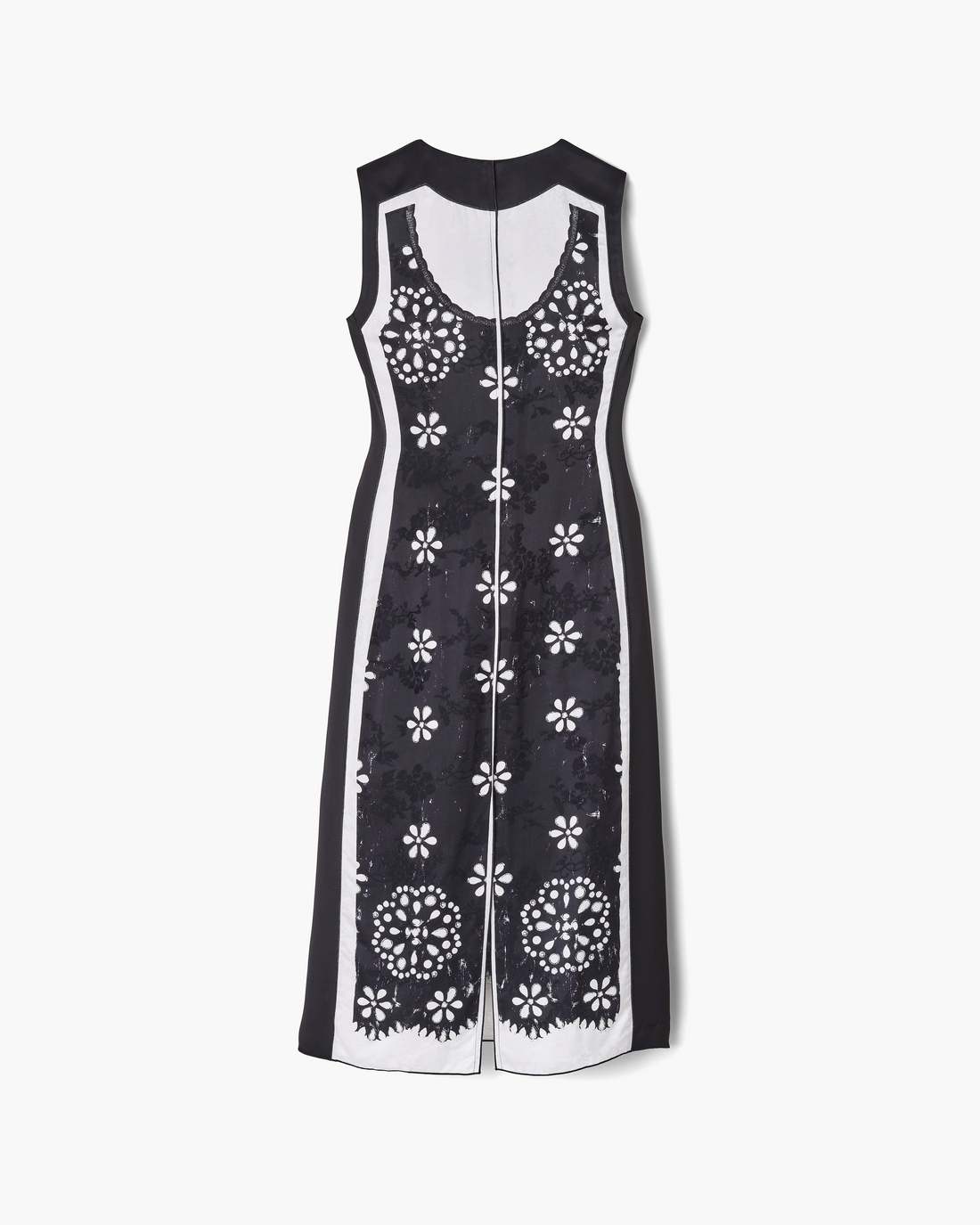 Trompe L'Oeil Eyelet Dress Black/White Marc Jacobs