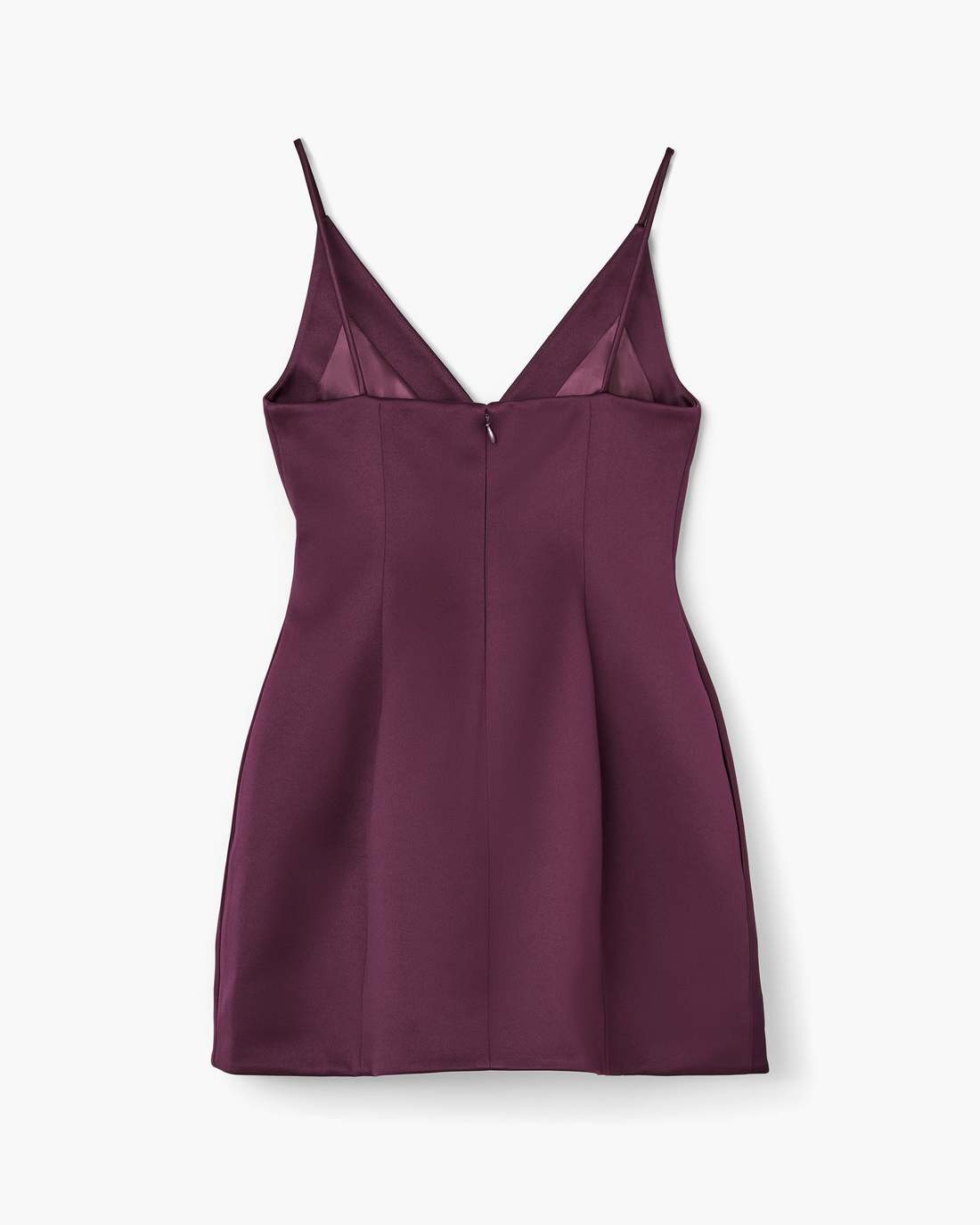 Satin Bow Dress Dark Plum Marc Jacobs