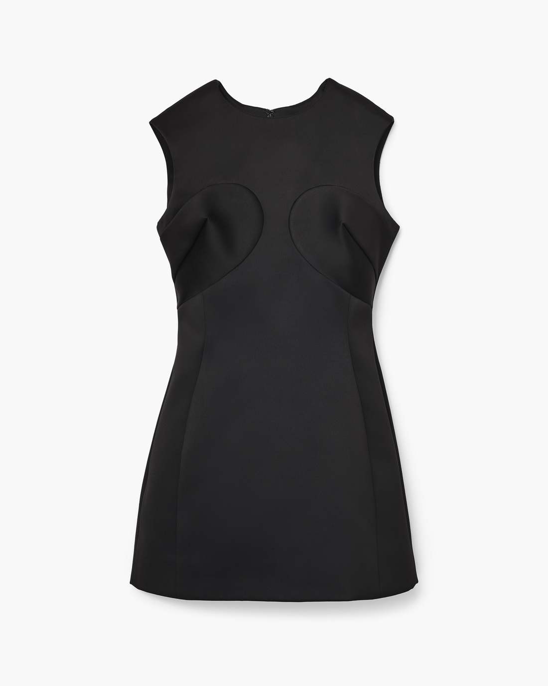 Seamed Up Satin Dress Black Marc Jacobs