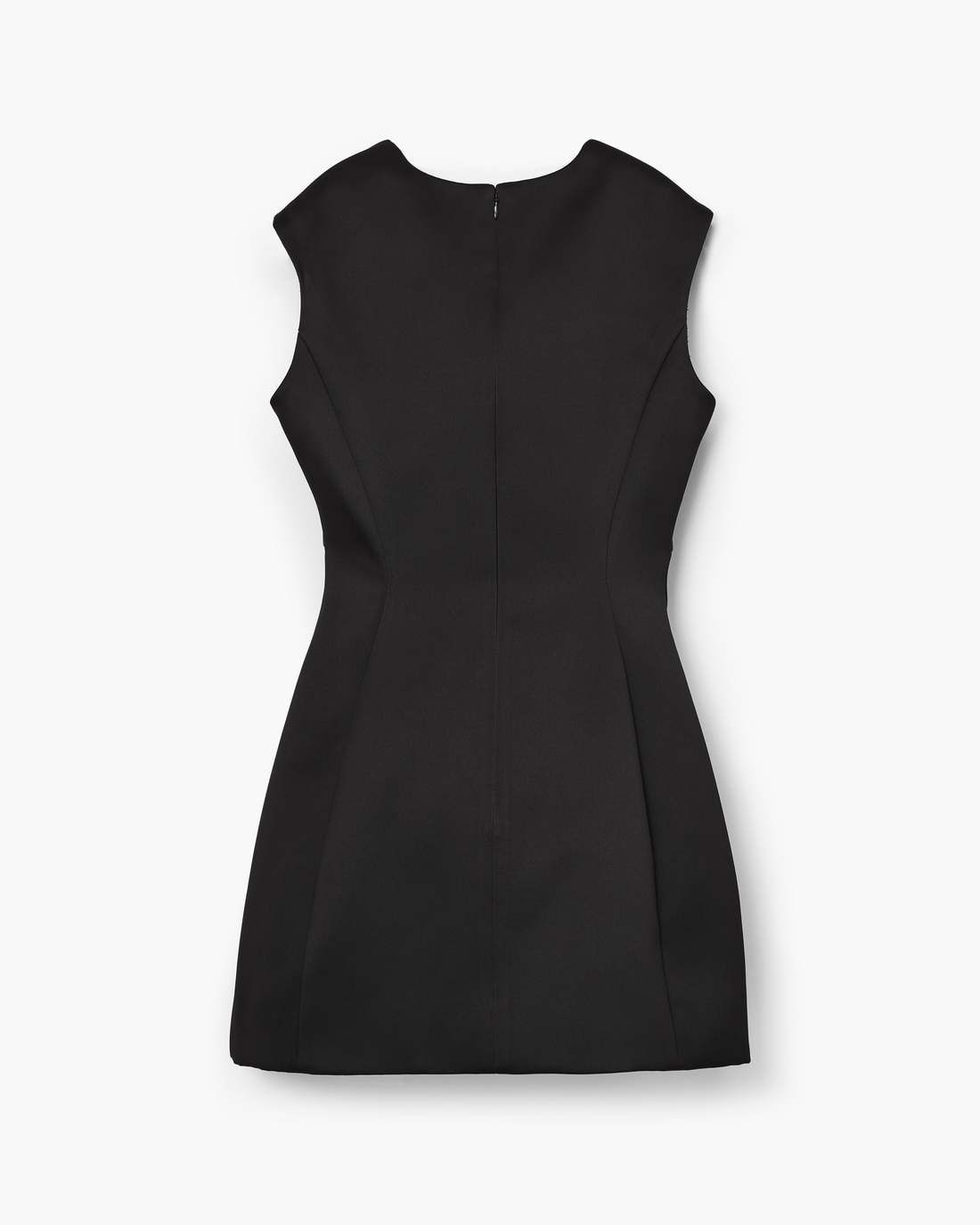 Seamed Up Satin Dress Black Marc Jacobs