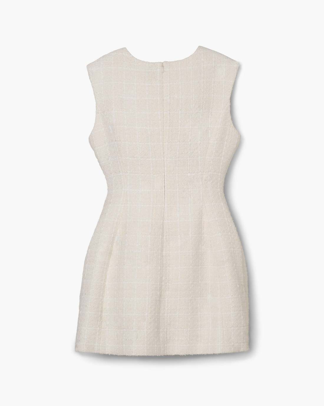 Sculptural Tweed Dress Ivory Marc Jacobs