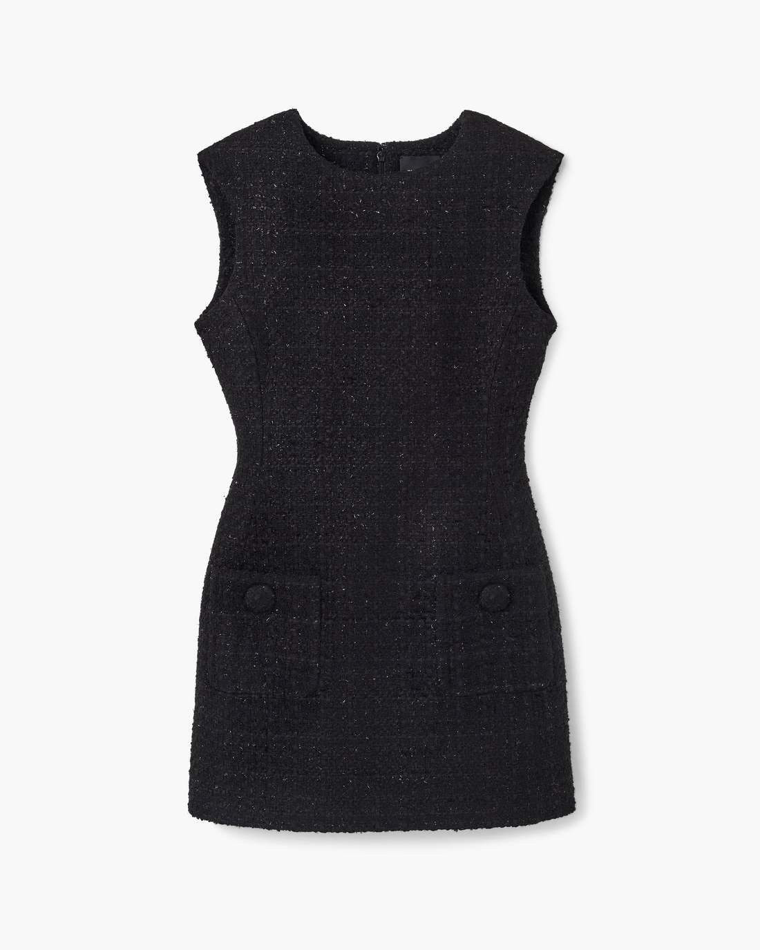 Sculptural Tweed Dress Black Marc Jacobs