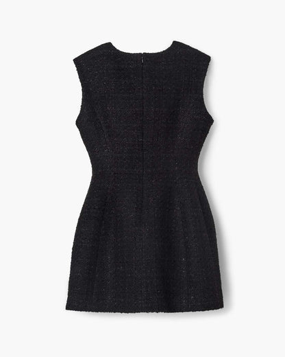 Sculptural Tweed Dress Black Marc Jacobs