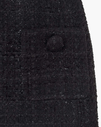 Sculptural Tweed Dress Black Marc Jacobs