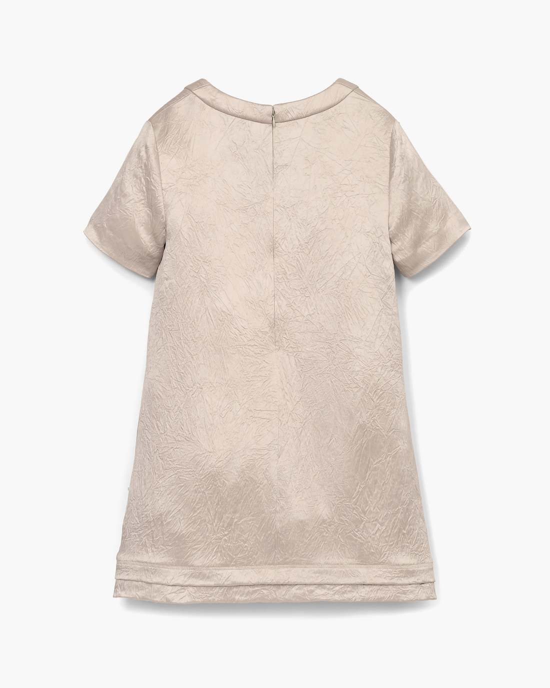 Crushed Satin Dress Champagne Marc Jacobs