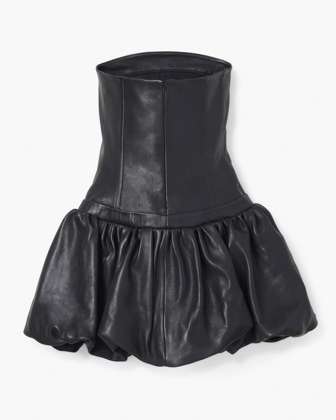 The Leather Bubble Dress Black Marc Jacobs