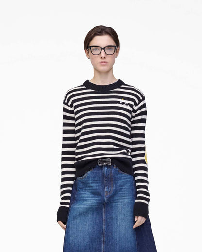 Joy Striped Crewneck Black/White Marc Jacobs