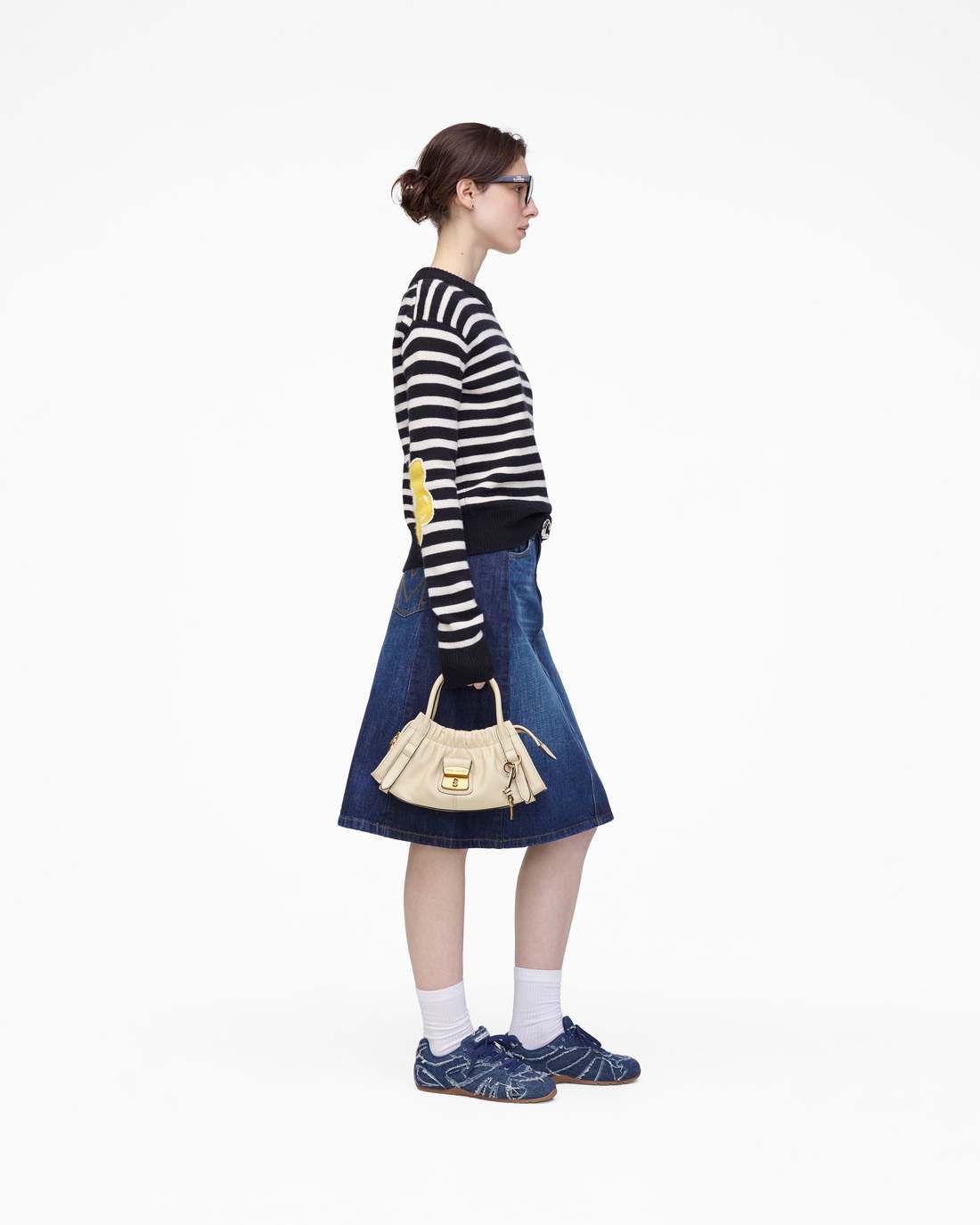 Joy Striped Crewneck Black/White Marc Jacobs