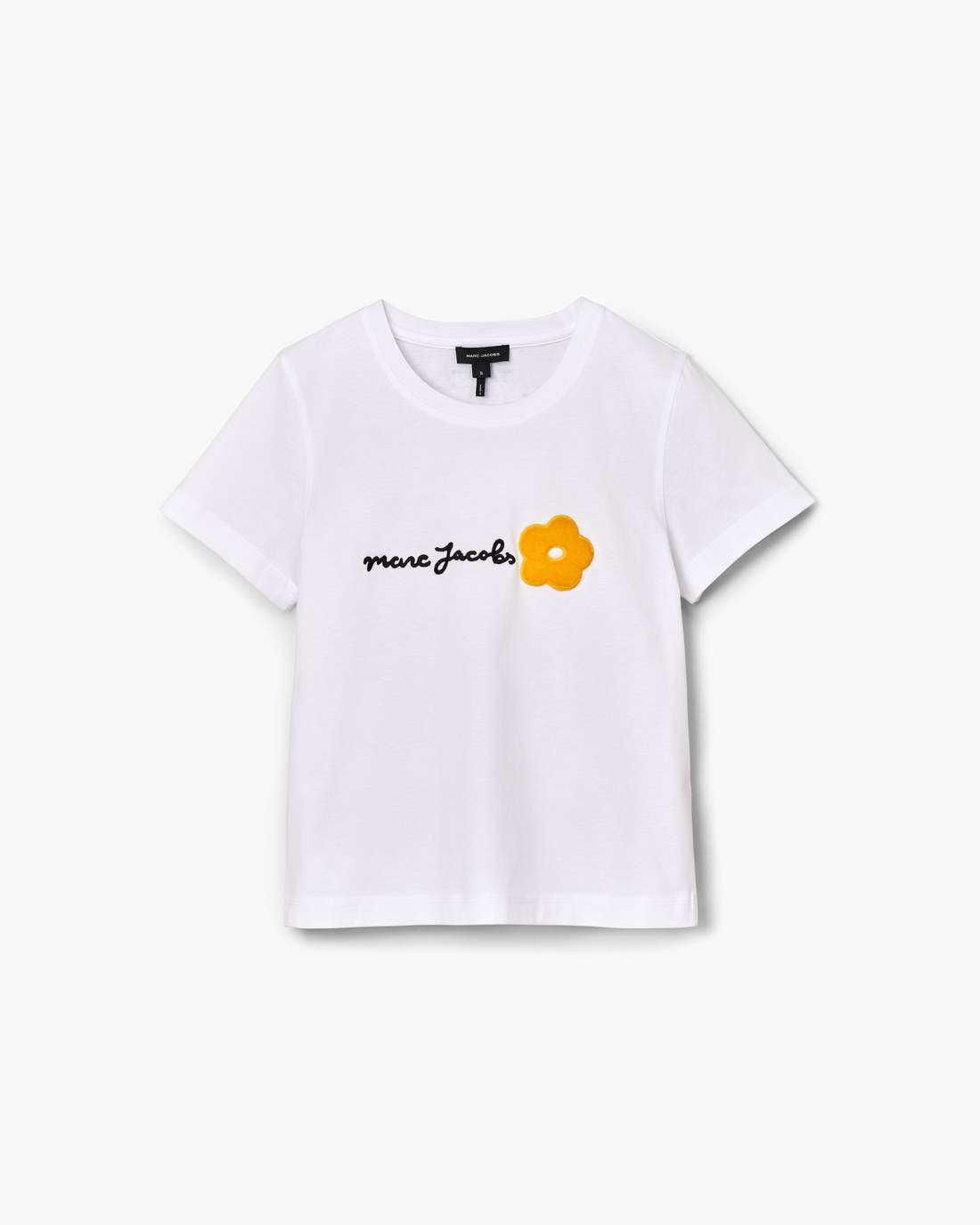 Daisy Logo Slim Tee White Marc Jacobs