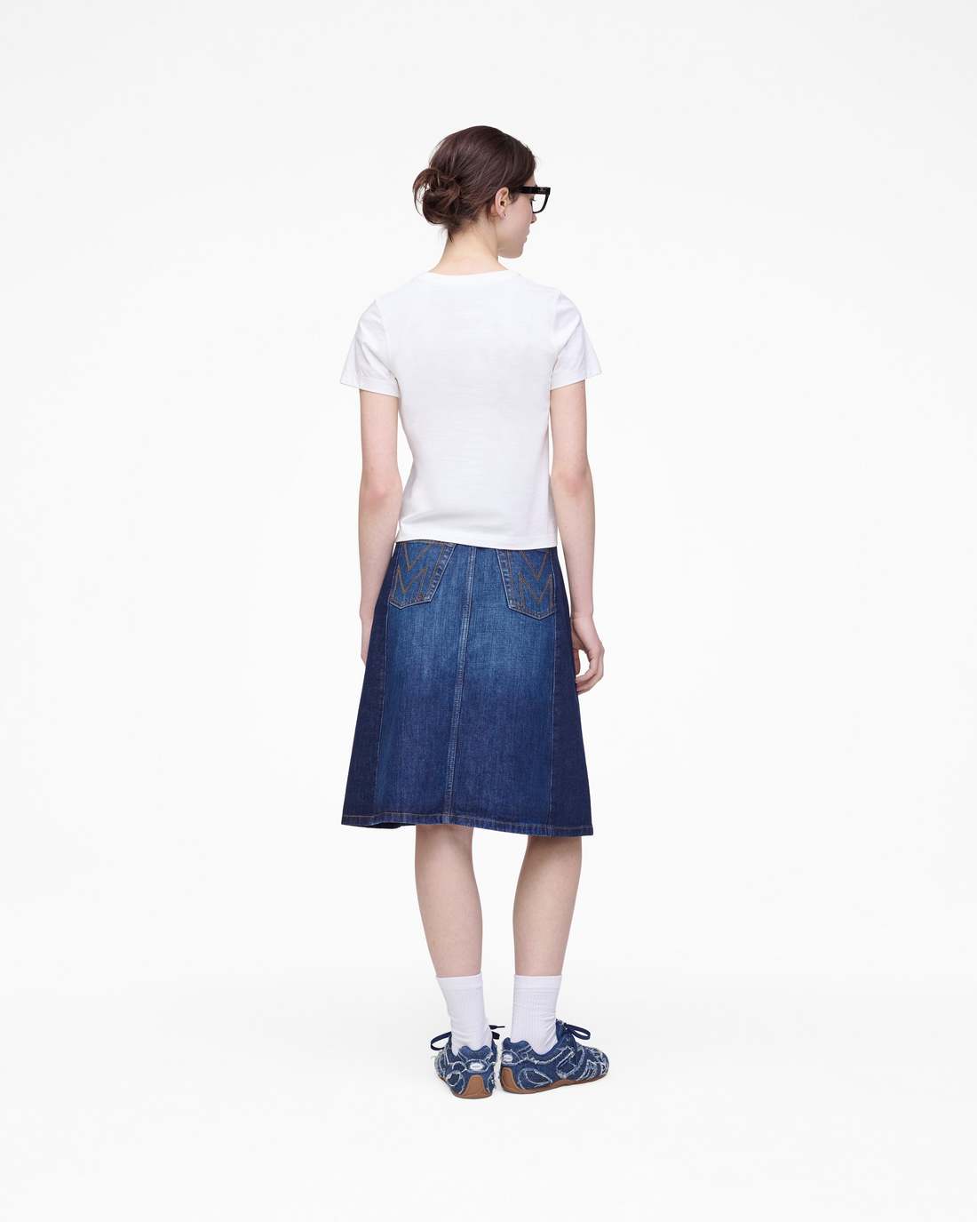 Daisy Logo Slim Tee White Marc Jacobs