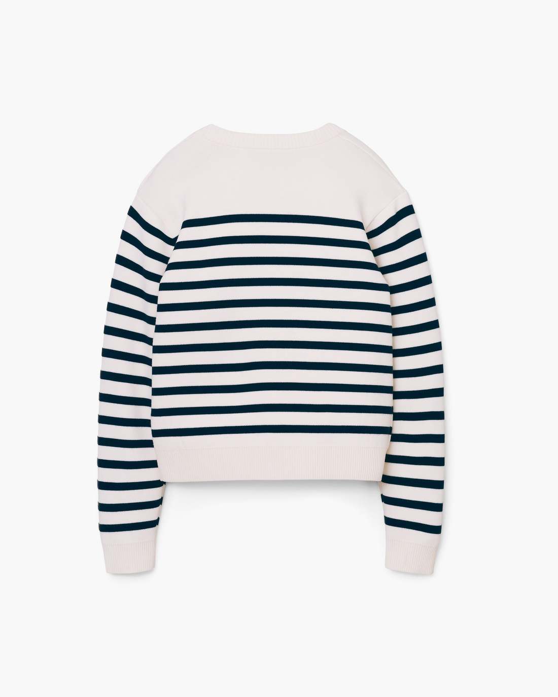 Breton Stripe Crewneck White/Navy Marc Jacobs