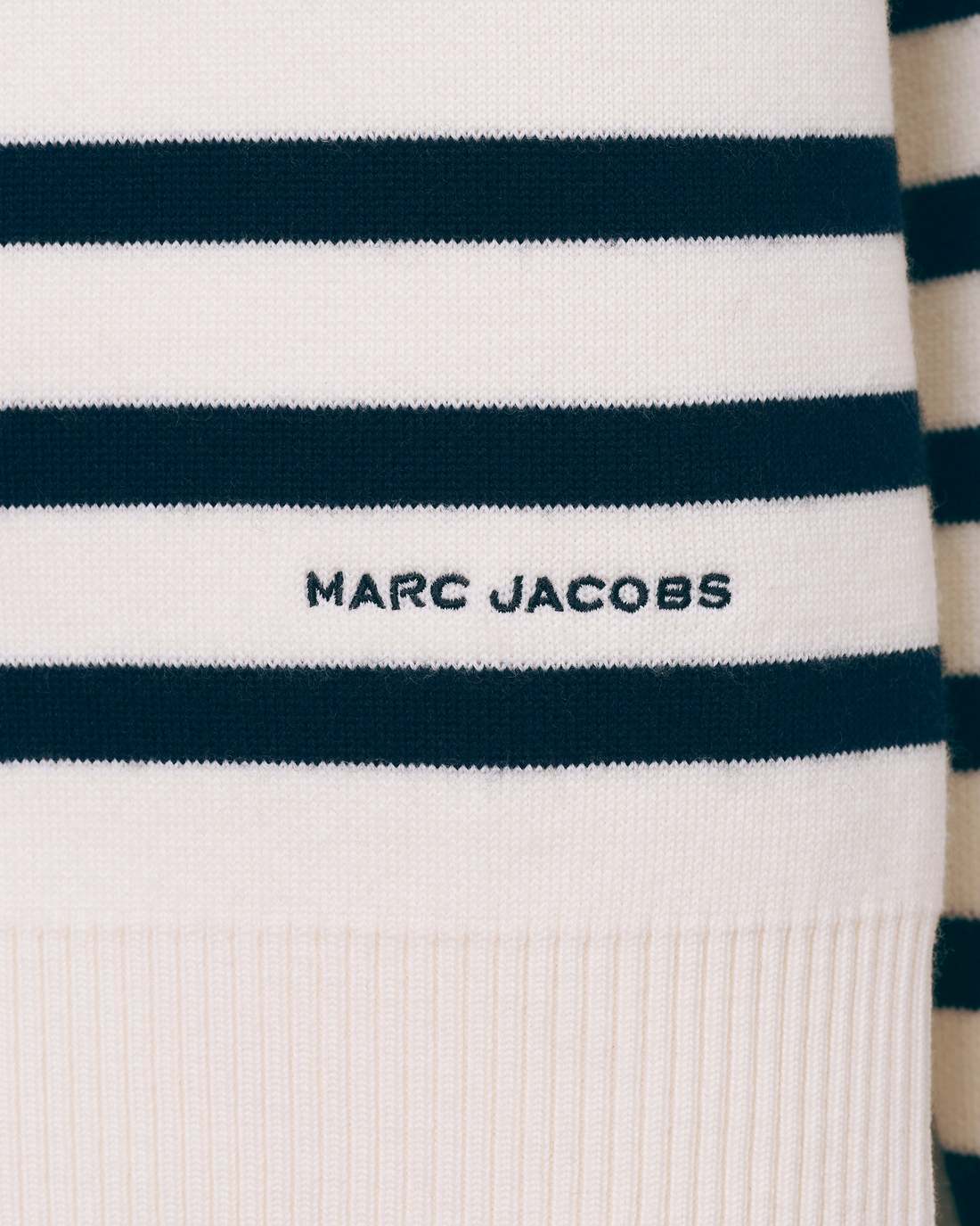 Breton Stripe Crewneck White/Navy Marc Jacobs