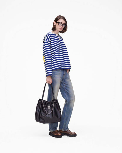 Daisy Striped Longsleeve Pansy/White Marc Jacobs
