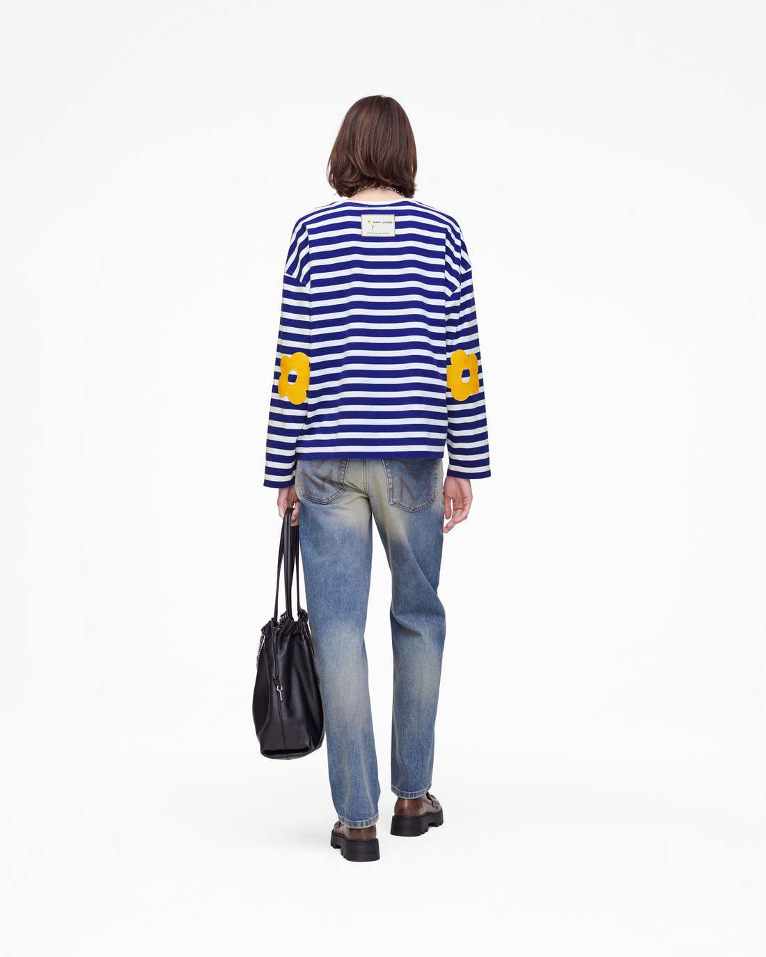Daisy Striped Longsleeve Pansy/White Marc Jacobs
