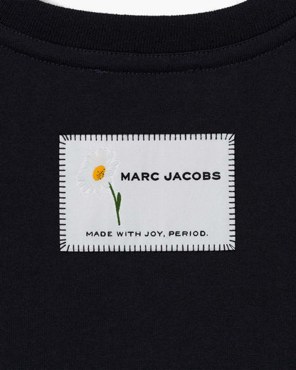 Marc Is Joy Daisy Baby Tee Black Marc Jacobs