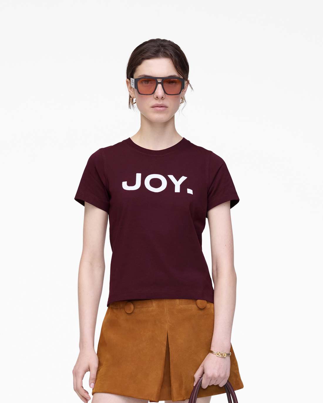 Joy. Slim Tee Dark Plum Marc Jacobs