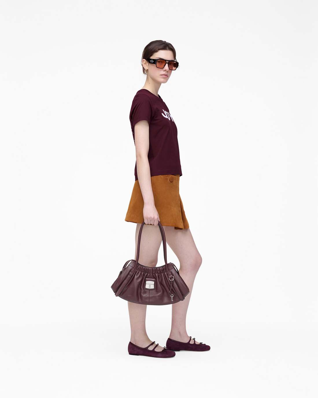 Joy. Slim Tee Dark Plum Marc Jacobs