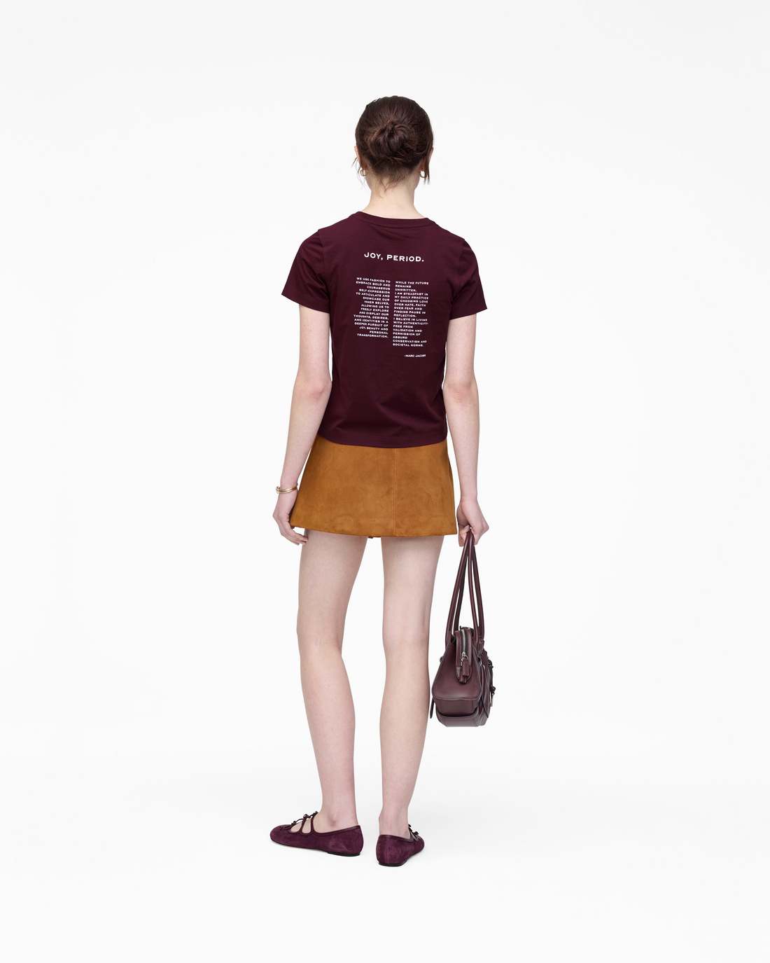 Joy. Slim Tee Dark Plum Marc Jacobs